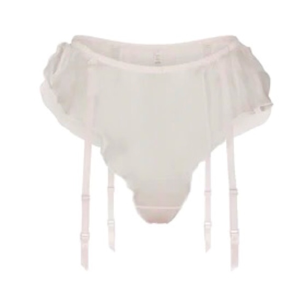 SKIMS Romance Chiffon Garter Bikini BRAND NEW WITH TAGS